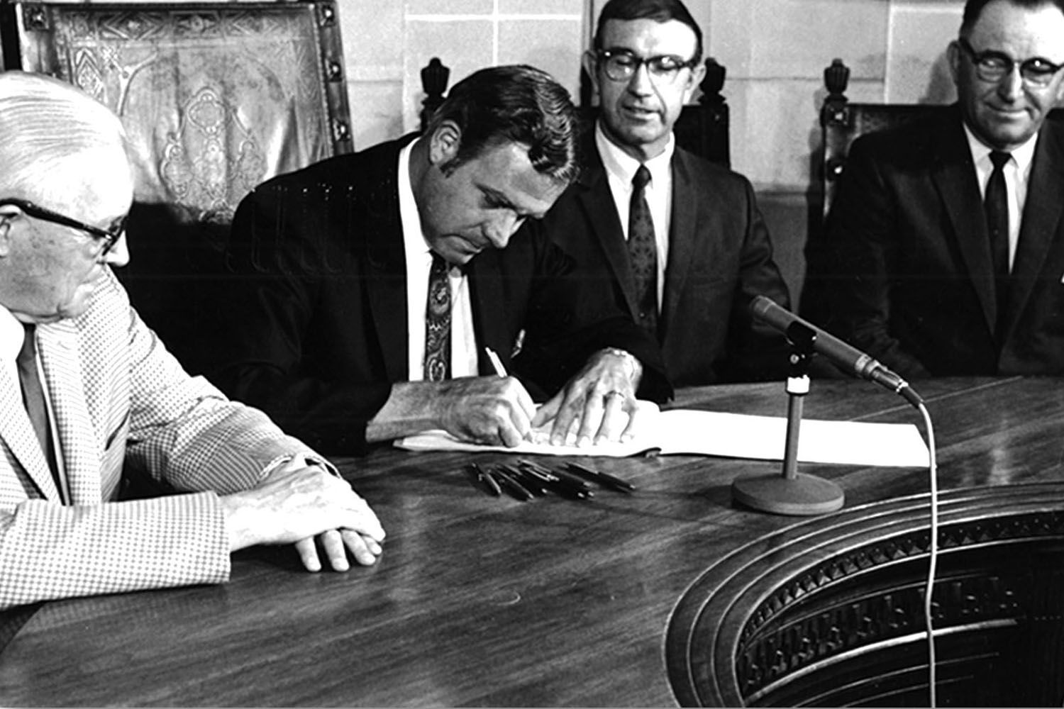 1967: Nebraska Gov. Norbert Tiemann